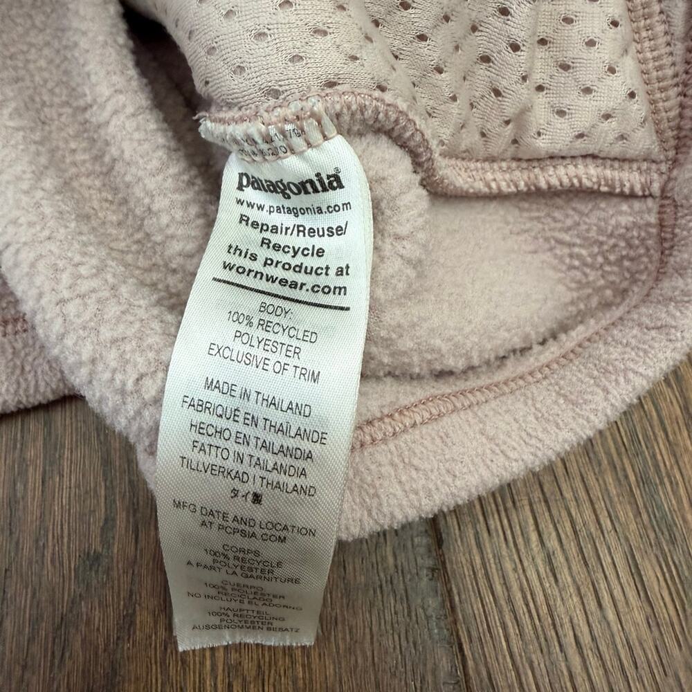 Patagonia Women’s Microdini Fleece Hoodie Zip Up Jacket Sz M - Picture 8 of 9